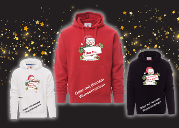 Weihnachts Hoodie mit Wunschname